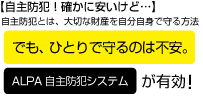 自主防犯！確かに安いけど…